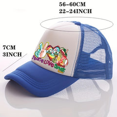 Summer Multicolor Hat Juice Print Men's Peaked Cap Street Sunshade