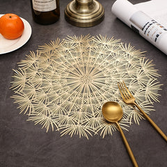 1PC Hollow Table Mat PVC Kitchen Dining Pad Anti scalding Heat Insulation