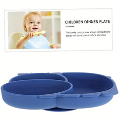 Baby Safe Silicone Dining Plate Cartoon Dish