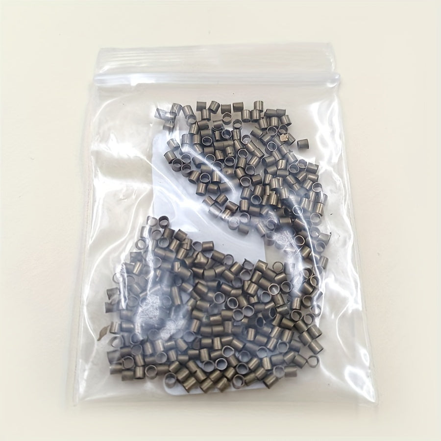 Alloy Mini Positioning Tube Beads for DIY Jewelry