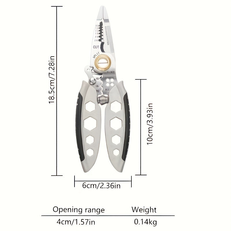 Wire Stripper Multifunctional Cable Cutter Pliers