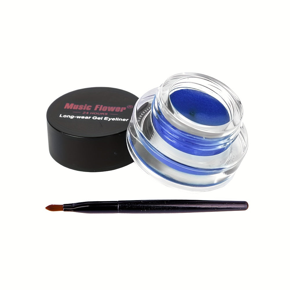Long Lasting Waterproof Eyeliner Cream in Rich Colors
