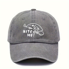 Unisex Baseball Hat Adjustable Retro Printed Hat Outdoor Fishing Hat