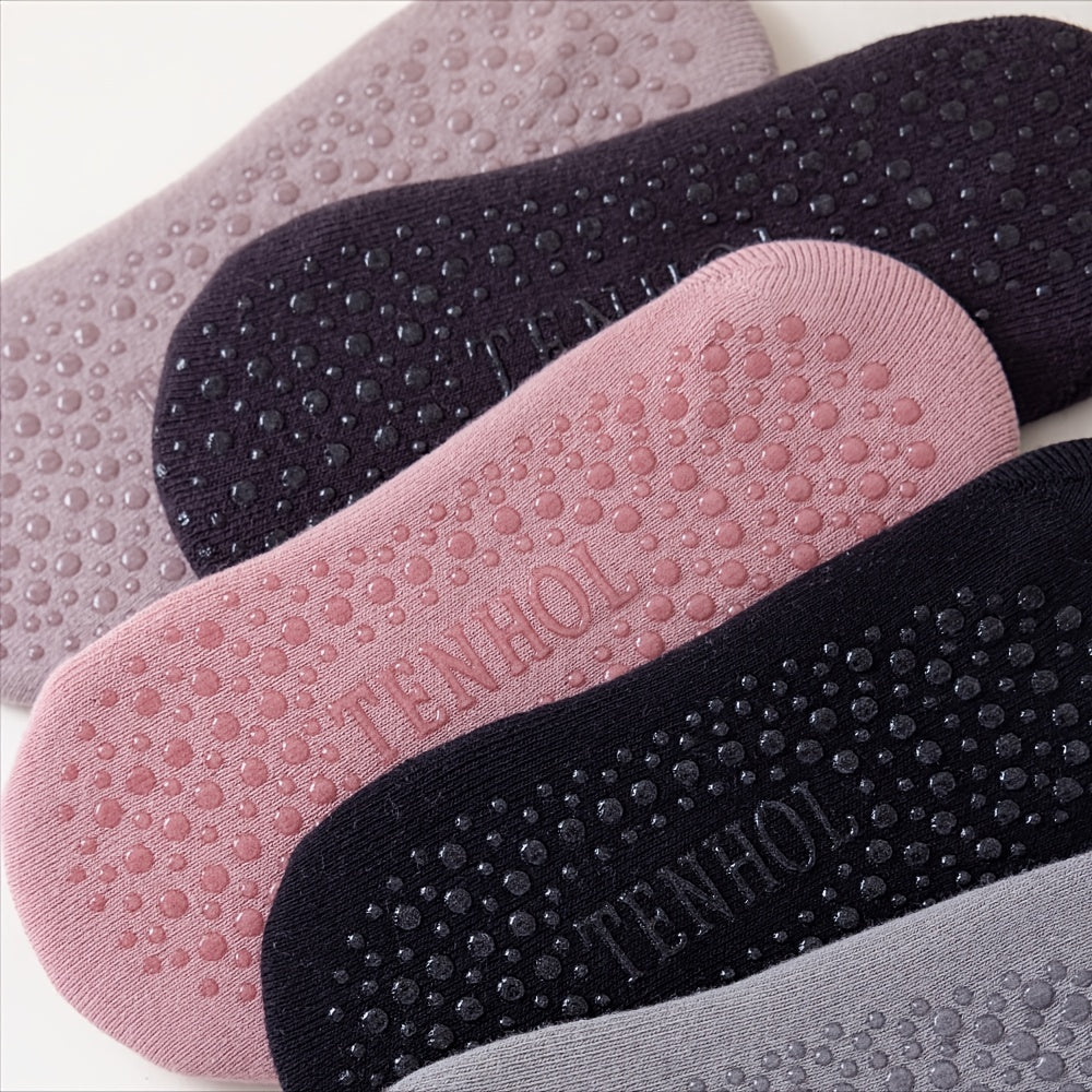 Cross Straps Yoga Socks Towel Bottom Non Slip Breathable Grippers
