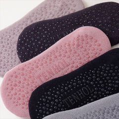 Cross Straps Yoga Socks Towel Bottom Non Slip Breathable Grippers