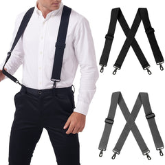 Men's Heavy Duty Big And Tall 2inch X-back Suspenders