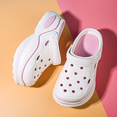 Women's Breathable Closed Toe Slip On Clogs