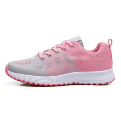Breathable Knitted Sports Shoes Lightweight Anti Slip Running Sneakers
