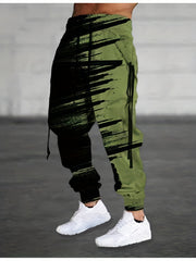 Ribbon Men's Athletic Jogger Pants with Drawstring
