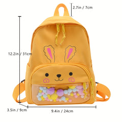 Kids Cartoon Rabbit Backpack Lightweight School Bag