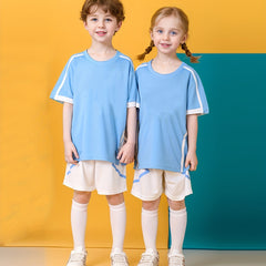 Kids Soccer Jersey Set Breathable Outfits for Football Sports