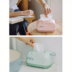 Cartoon Tissue Box Holder for Bathroom Living Room Kitchen Office Bedroom