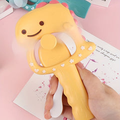 Children's Cartoon Handheld Fan, Portable Mini Pocket Fan
