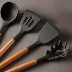 12pcs Silicone Utensil Set Non Stick Kitchen Cooking