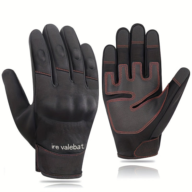 Windproof Waterproof Motorcycle Gloves Plus Velvet Touchable Screen