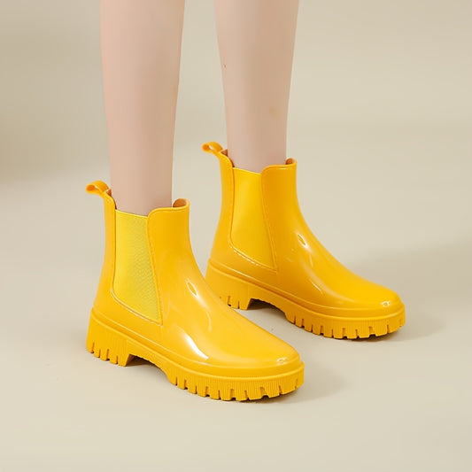 Women's Thick Bottom Waterproof Rain Boots