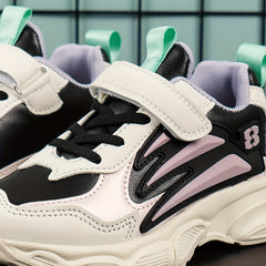 Girl's Chunky Shoes Soft Sole Sneakers For Kids