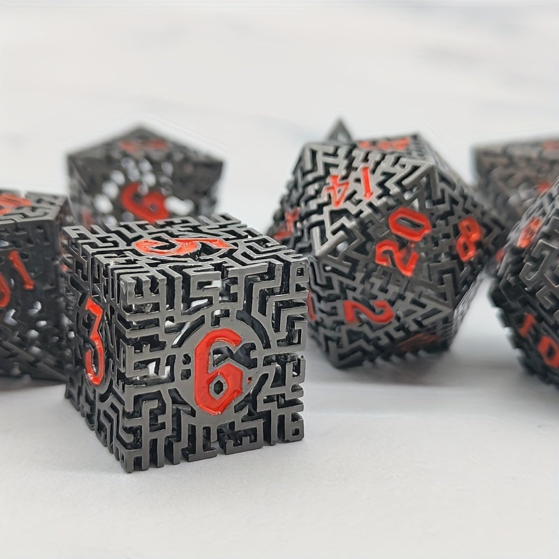 Hollow Metal Dice for Role playing Table Games