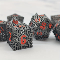 Hollow Metal Dice for Role playing Table Games
