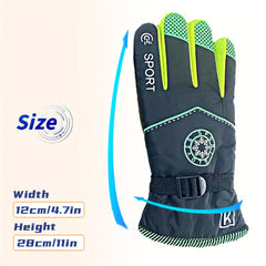 Winter Fleece Lined Waterproof Touch Screen Gloves