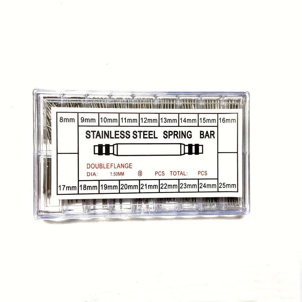 Watch Strap Spring Bar Connection Pins 8-25mm Stainless Steel Repair Kit