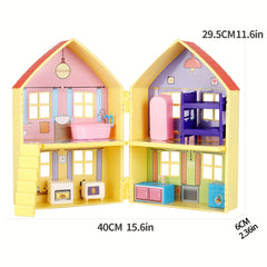 Kids' Home Kitchen Playset Sofa Bunk Bed Mix Plastic Dollhouse Girls' Room