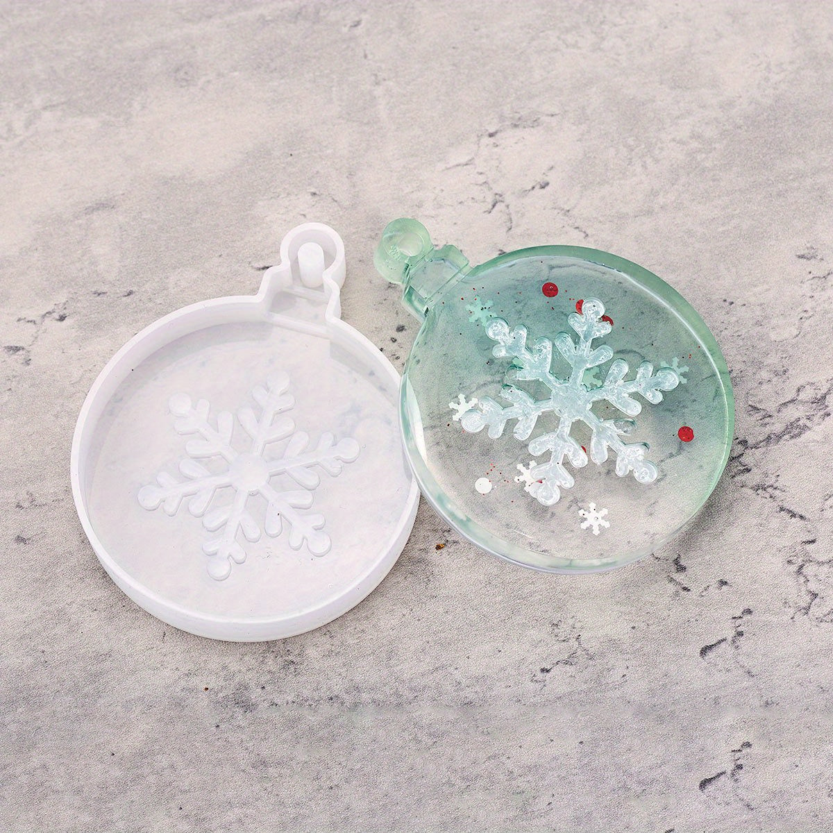 Christmas Snowflake Silicone Mold for DIY Pendant