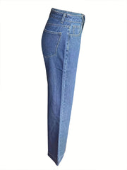 Flare Jeans Wide Legs Bell Bottom Women's Denim Jeans