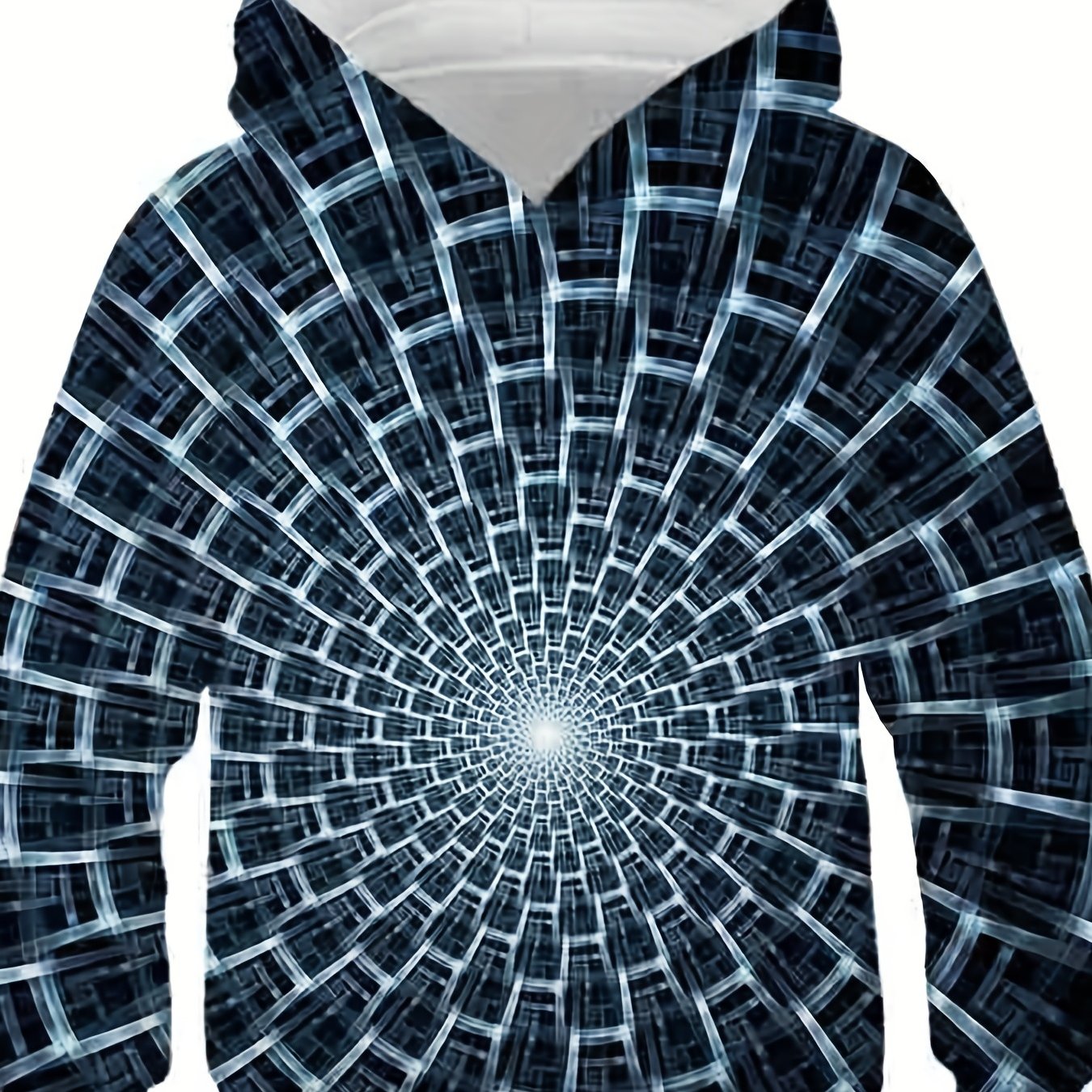 Boy's 3D Vision Illusion Print Hoodie Casual Hooded Sweatshirt For Outdoor