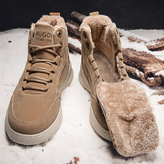 Men's Winter Snow Boots Warm Lined Anti Skid Comfort Shoes