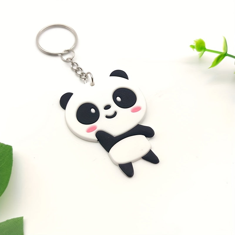 Cute 3D Animal Keychain for Backpacks Purses Keys