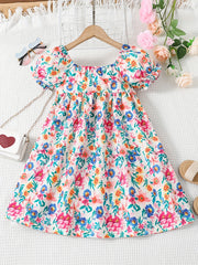 Toddler Girls Casual Dress Pencil Bohemian Draped