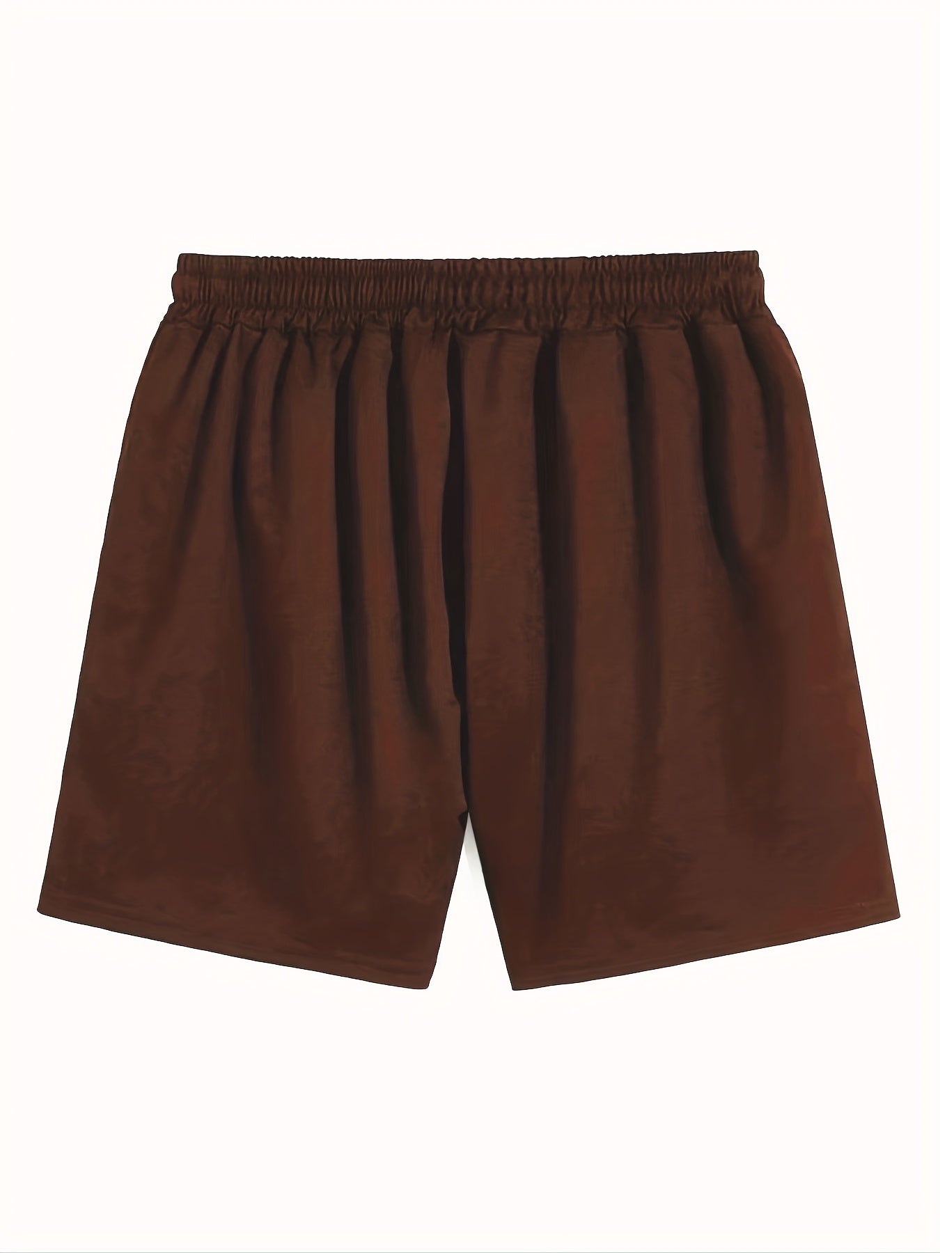 3 Pcs Men's Classic Comfy Elastic Waist Shorts for Summer