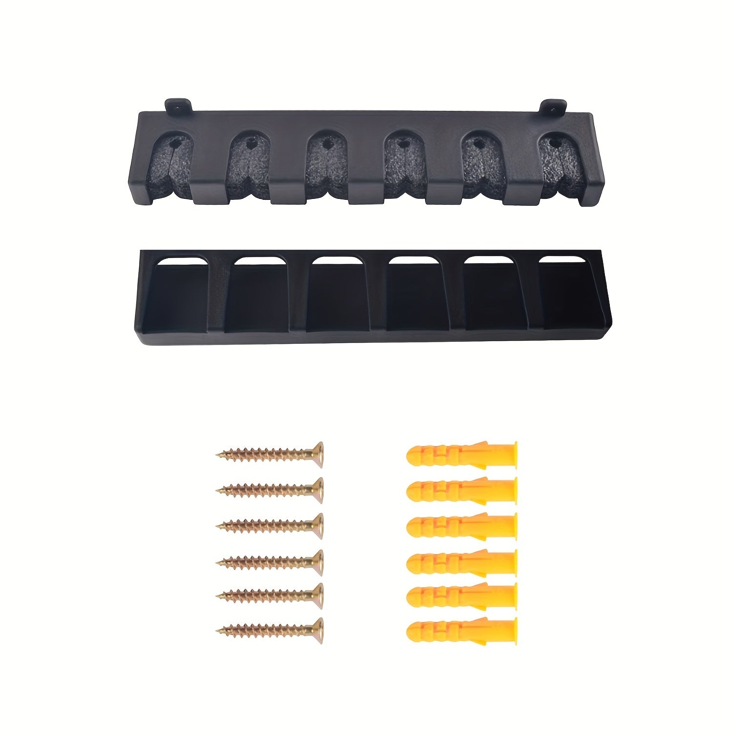 Wall Mounted 6 Rod Storage Rack Fishing Pole Display Holder