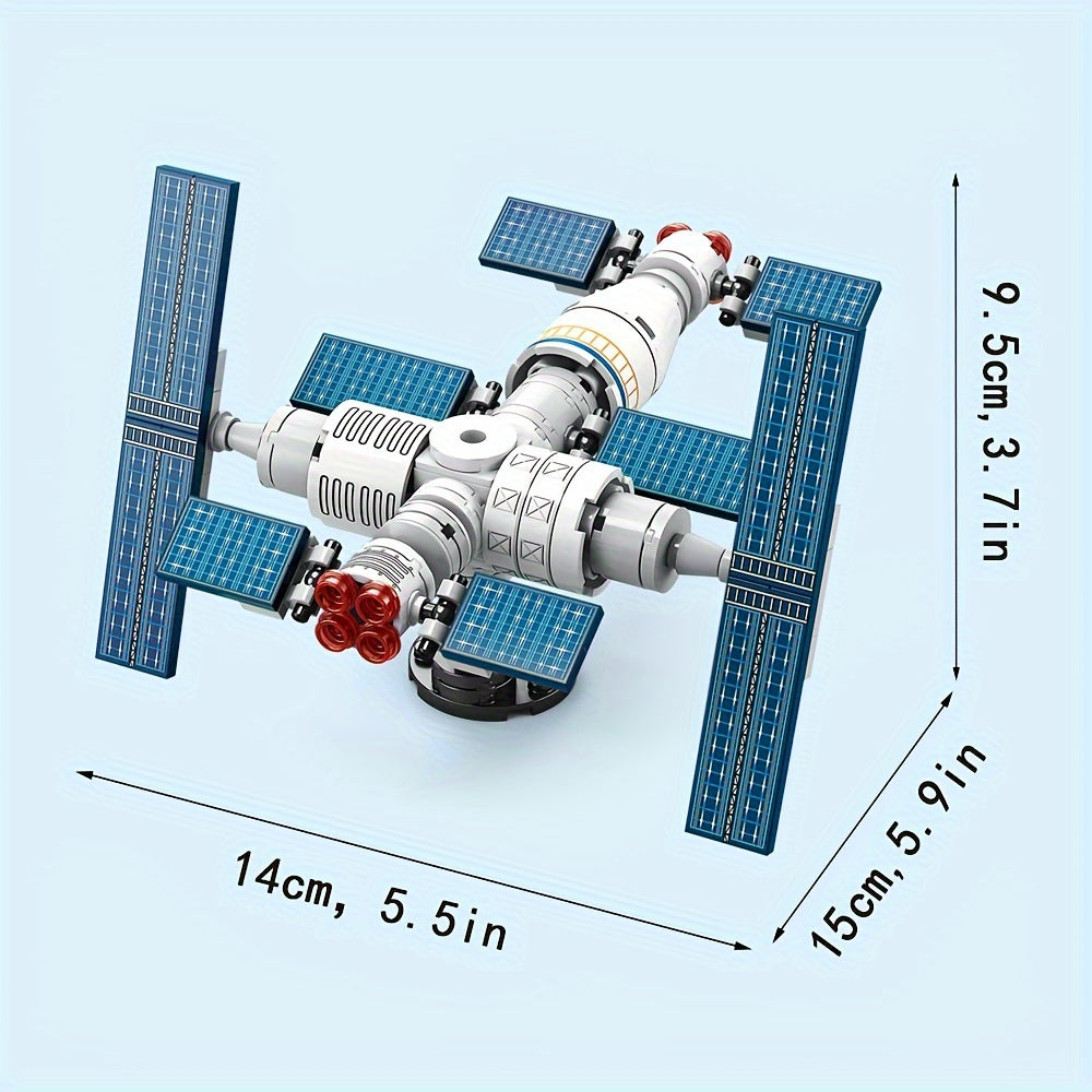 DIY Space Station Building Blocks Model Toy