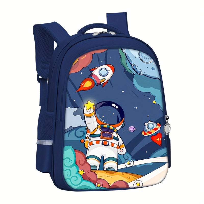 Primary School Astronaut Rocket Backpack for Grades 1-6
