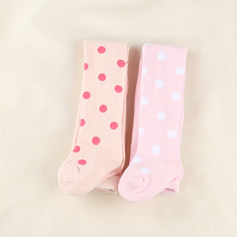 Baby Girl Polka Dot Pantyhose Leggings