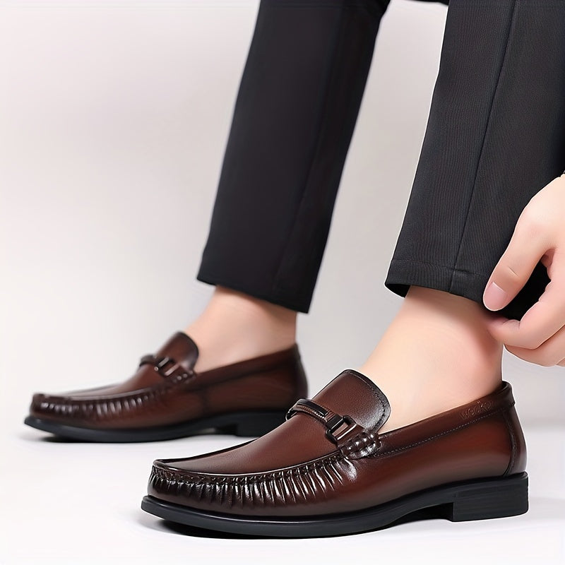 Men's Moc Toe Loafer Shoes Non-slip Slip On Shoes