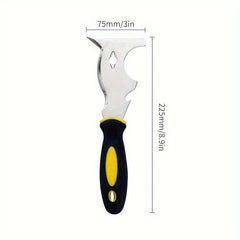 Putty Knives 6 in 1 Scraper High Carbon Steel Blade Soft Grip Handle