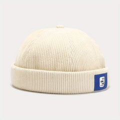 Cotton Brimless Docker Cap for Men