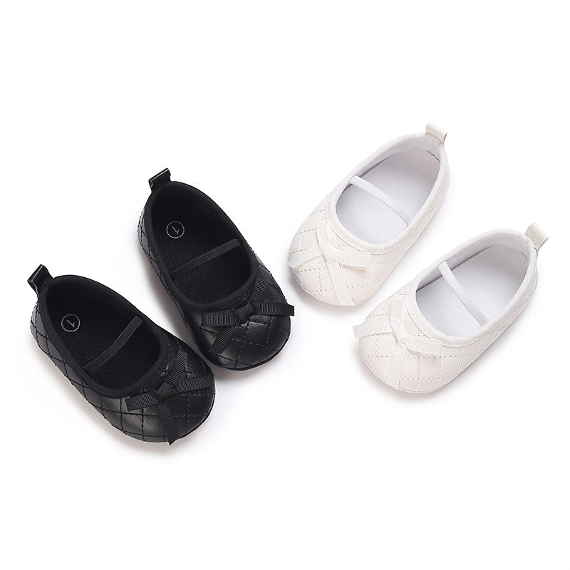 Baby Girls Solid Walking Shoes Non-slip Sneakers for Spring and Autumn