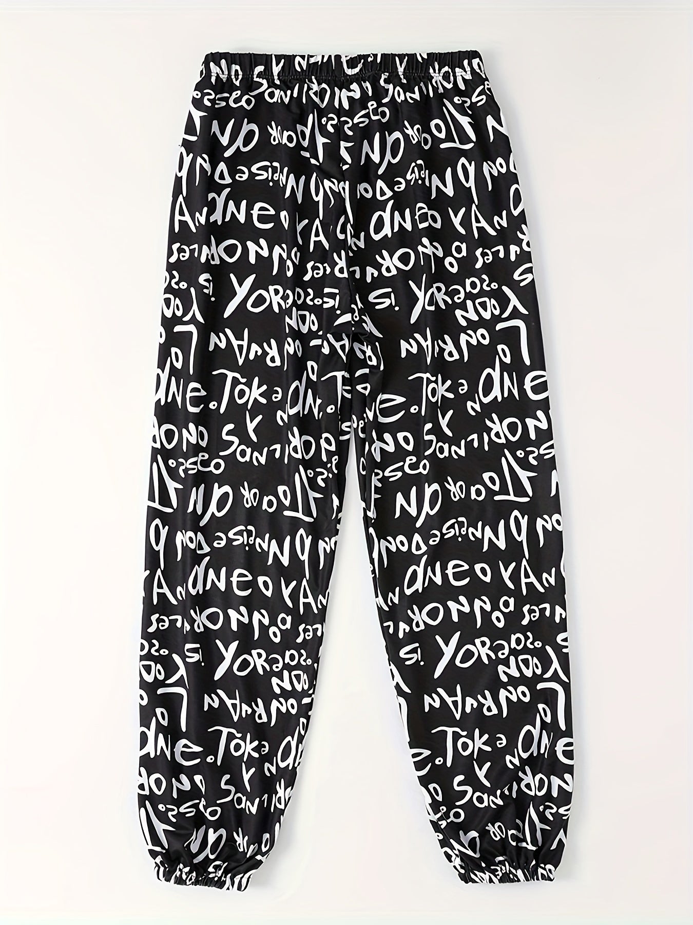 Allover Print Drawstring Cropped Pants Women's Beachwear