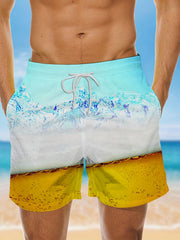 Drinks Print Lounge Shorts for Men