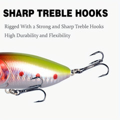 1pc Topwater Popper Bass Crankbait 6 12g Fishing Lure Wobblers Tackle