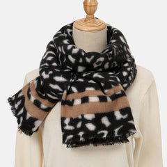 Leopard Shawl Scarf Vintage Large Casual Wrap Soft & Comfortable