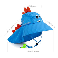 Boys Cartoon Fisherman's Hat with UV Protection