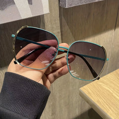 Men's Oval Sunglasses UV Protection Glasses