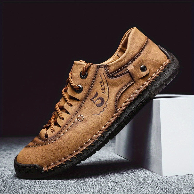 Men's Casual Lace Up Shoes Non Slip Walking Flats
