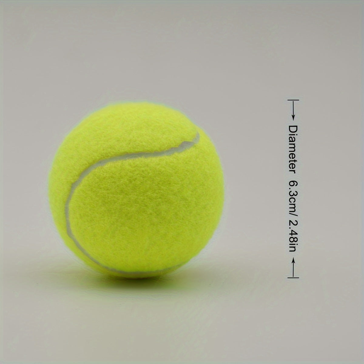 12pcs High Elasticity Rubber Tennis Balls Beginners Practice Outdoor Games