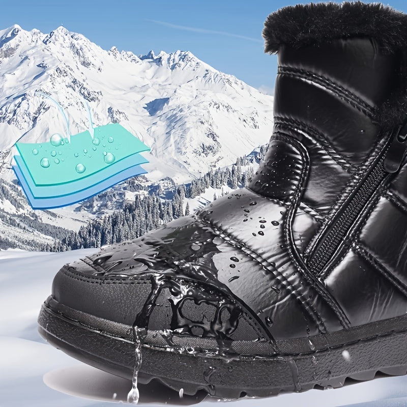 Women's Waterproof Snow Boots Non slip Winter Warm Hiking Boots